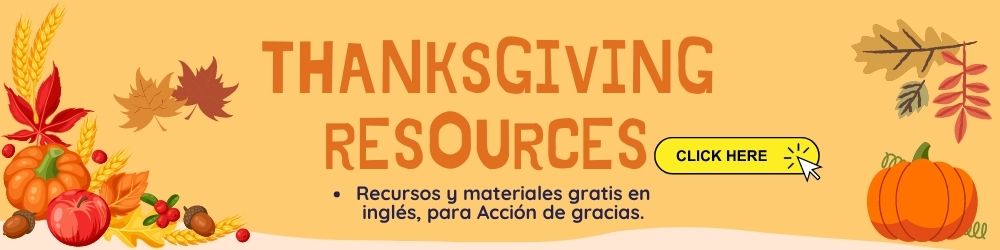 Acción de gracias en Inglés - Thanksgiving - Fechas Especiales, Resources, worksheets and activities, Activities for Kids