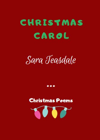 Classic christmas poems, Poesías en inglés navidad