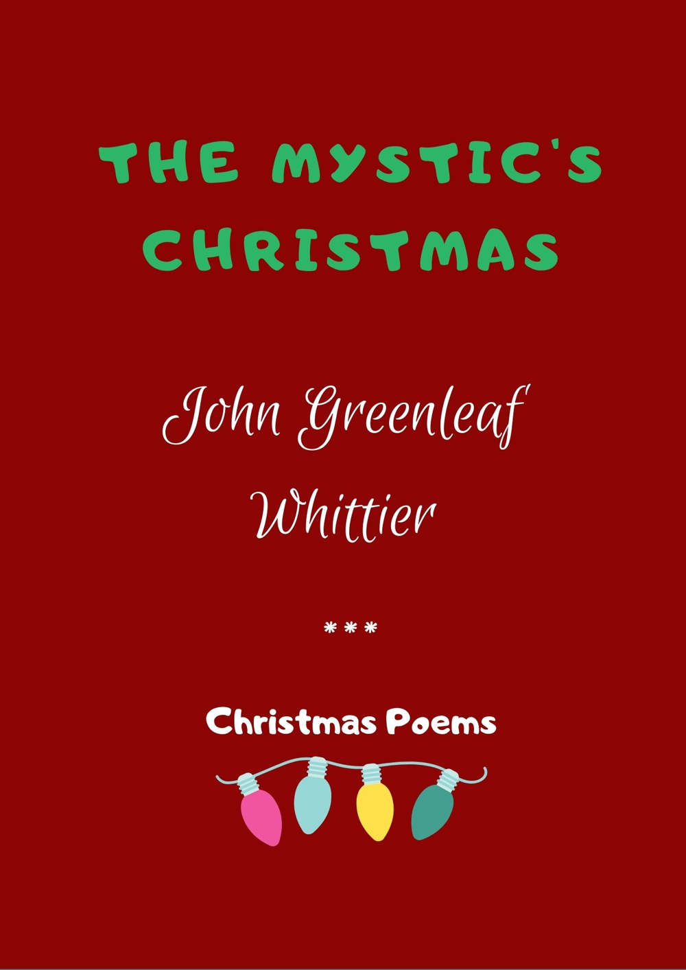 Classic christmas poems, Poesías en inglés navidad