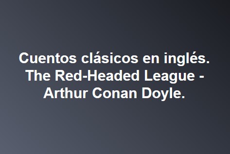 The Red-Headed League