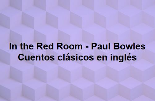 In the red room