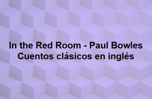 In the red room