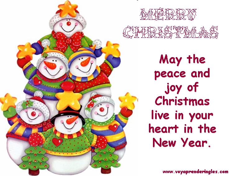 Merry christmas - Tarjetas de Navidad - Christmas Cards