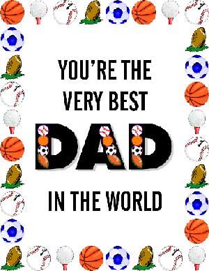 Diplomas Día del Padre en Inglés - Father's Day Certificate