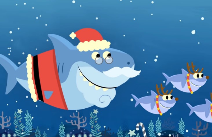 Santa Shark - Christmas Song For Kids