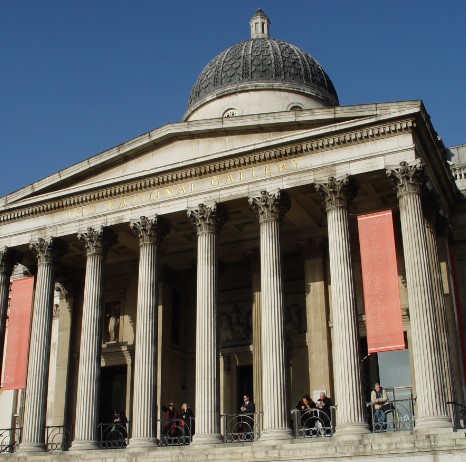 National Gallery, London tourism, guide to London in English. Travel to london.