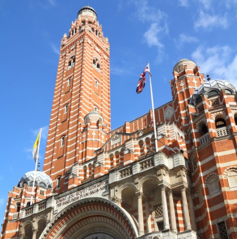 Westminster Cathedral, London tourism, guide to London in English. Travel to london.