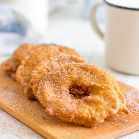 recipe for making Apple fritters without frying