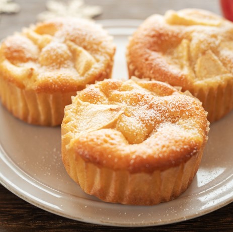 recipe for making Apple and yoghurt muffins