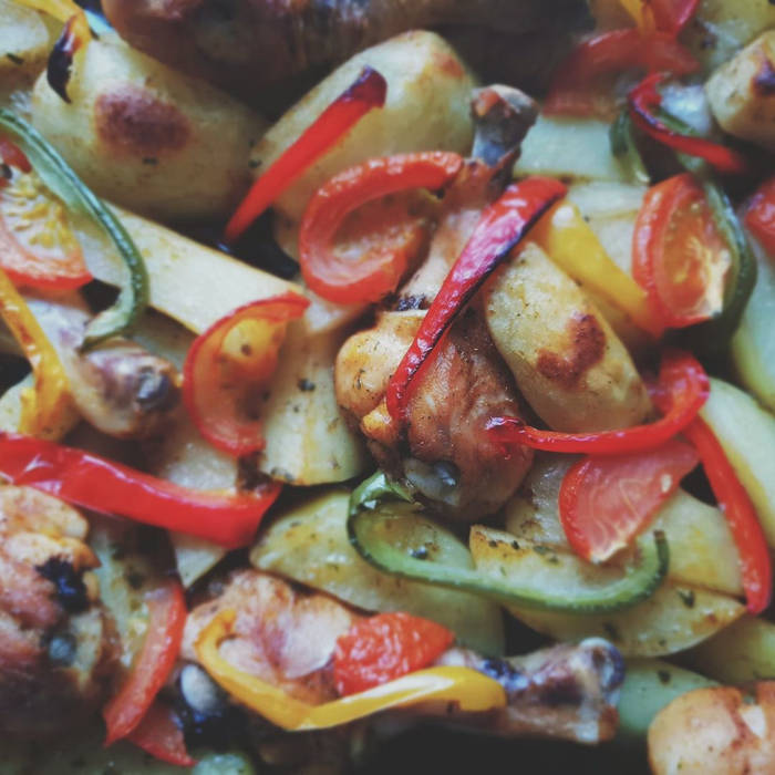 roasted autumn vegetables, Thanksgiving side dishes, healthy recipes