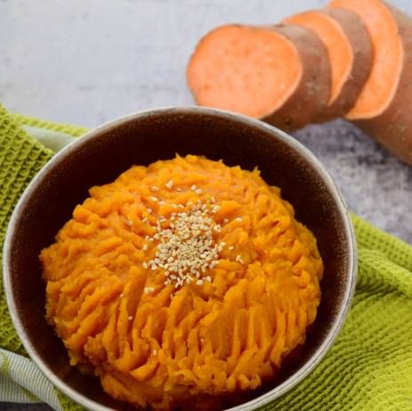 recipe for making Sweet potato puree