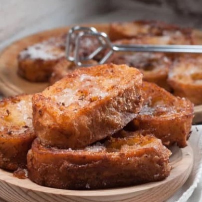 recipe for making Torrijas Traditional, baked and vegan