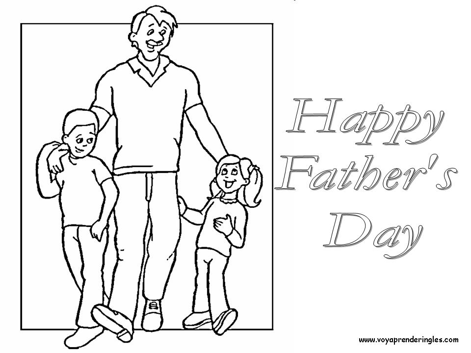 Happy Father's Day - Dibujos día Padre en Inglés - Voy Aprender Inglés