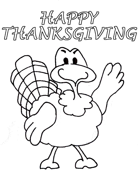 Thanksgiving 12 - Dibujos Acción de Gracias Colorear en Inglés