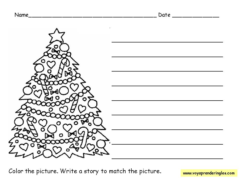 Worksheets Christmas 04 Fichas Navidad En Inglés