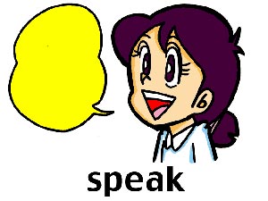 speak