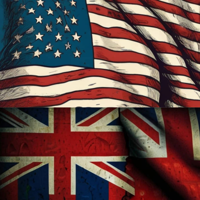 Inglés británico, inglés americano