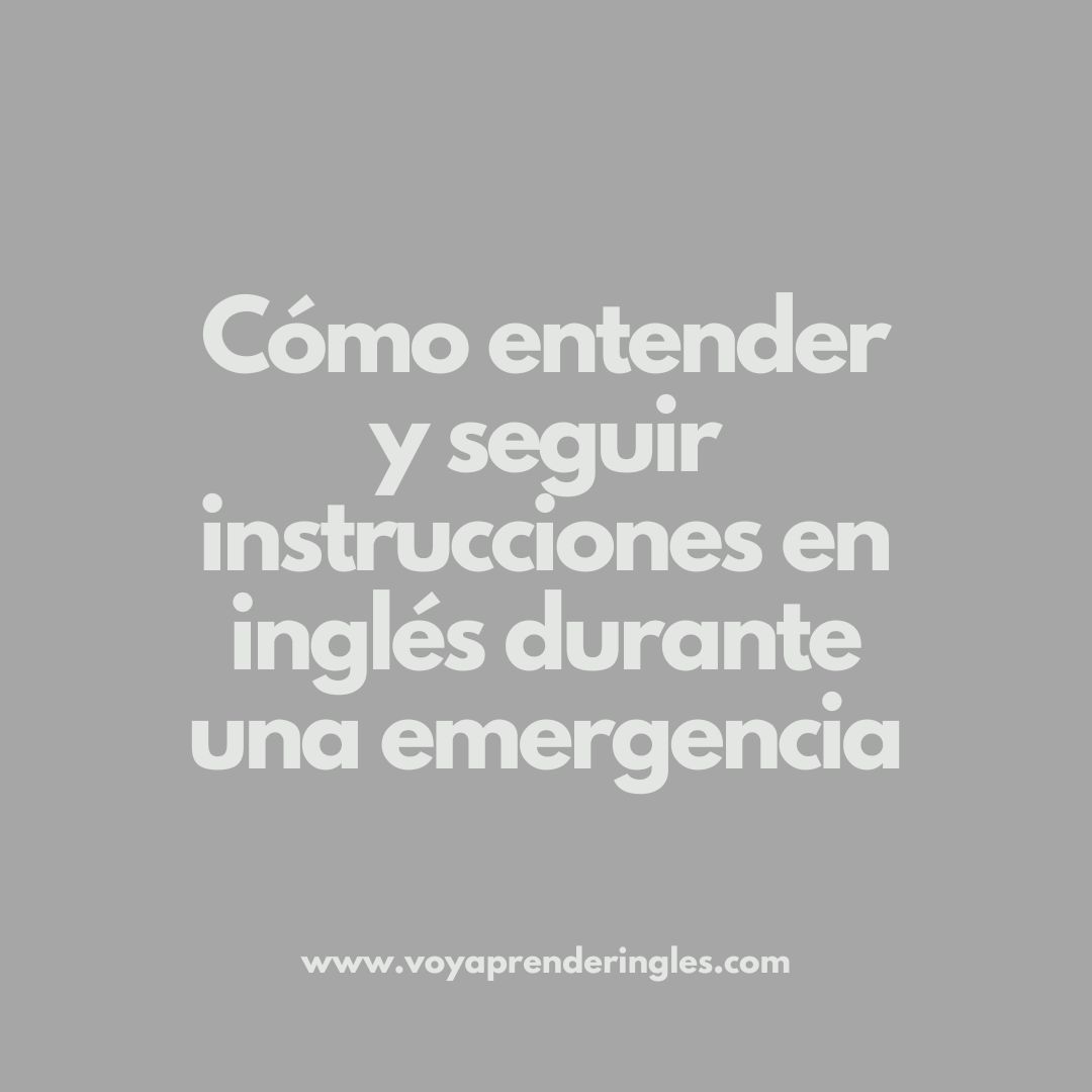 La importancia de aprender primeros auxilios y vocabulario en inglés para situaciones de emergencia