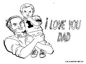Coloring Pages father's day