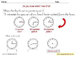 Worksheets The Clock 11 - Fichas Infantiles en Inglés el Reloj