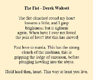 Poems Of Derek Walcott