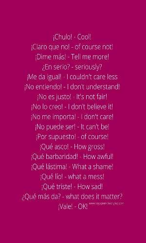 expresiones ingles