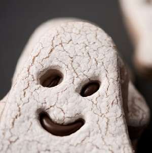Halloween ghost biscuits Recipe