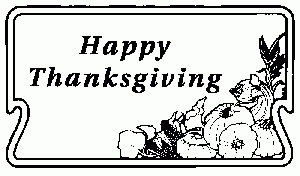 Thanksgiving 05 - Dibujos Acción de Gracias Colorear en Inglés