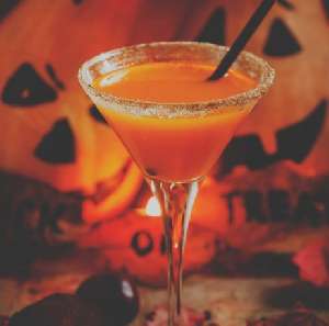 Recipe for a non-alcoholic cocktail to serve to children for Halloween.